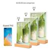 Menükarten aus Acryl und Massivholz: A5, A6, A4 Versionen für Anzeigen & Preisschilder