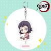 Demon Slayer Acrylic Keychain Tanjiro Nezuko Anime Double Sided Key Ring Accessories for Cosplay Set Gift Fans