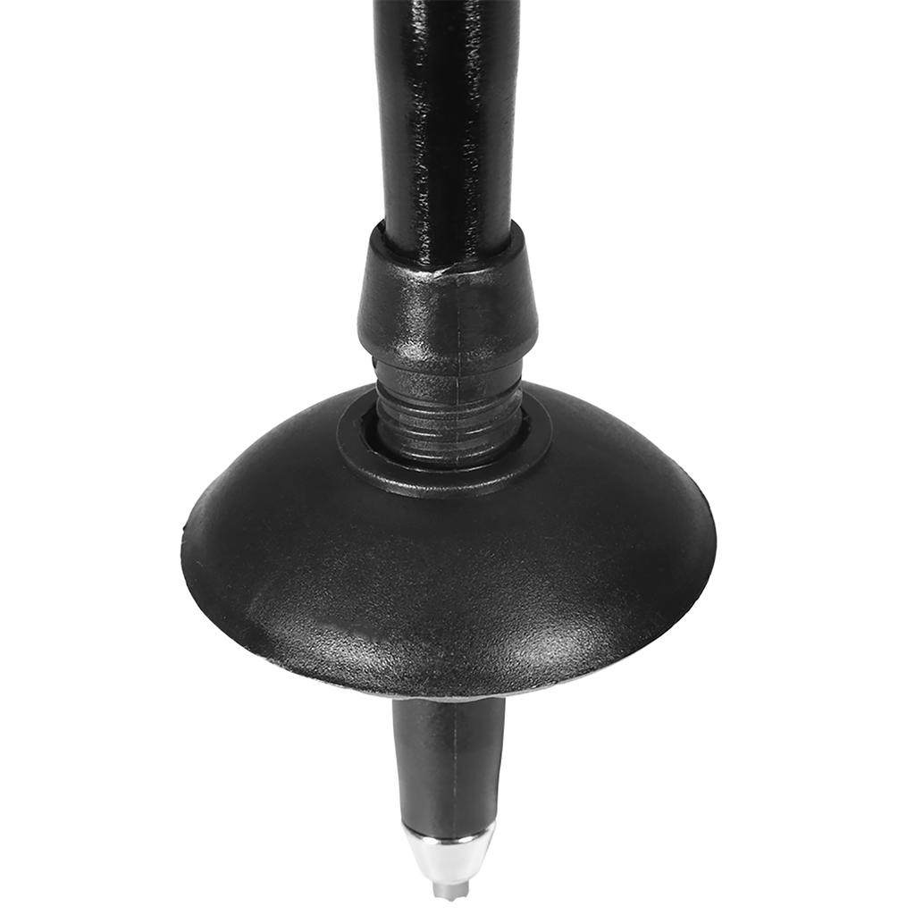 12PCS Black Trekking Pole Round Snow Ski Mud Basket Hiking Walking Stick Replacement Accessory