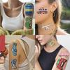 10 Sheets Childrens Transport Themed Temporary Brand the face Colors Skin Safe Decals For Boys Girls Craft Activities