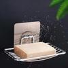 1/3pcs Stainless Steel Soap Rack Soap Box Light Luxury Shelf Punch-free Nail-free Bathroom Single Layer Drain Wall Hanging