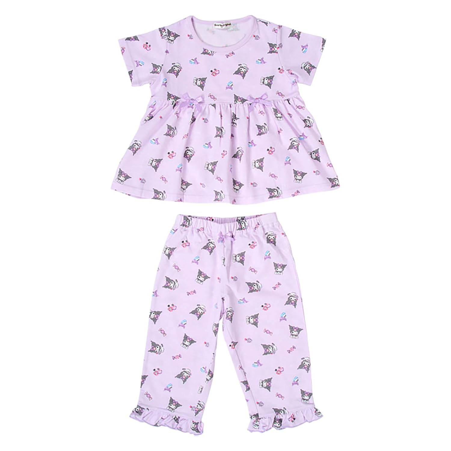 Sanrio Kids Short Sleeve Pajamas Kuromi 130cm 766798