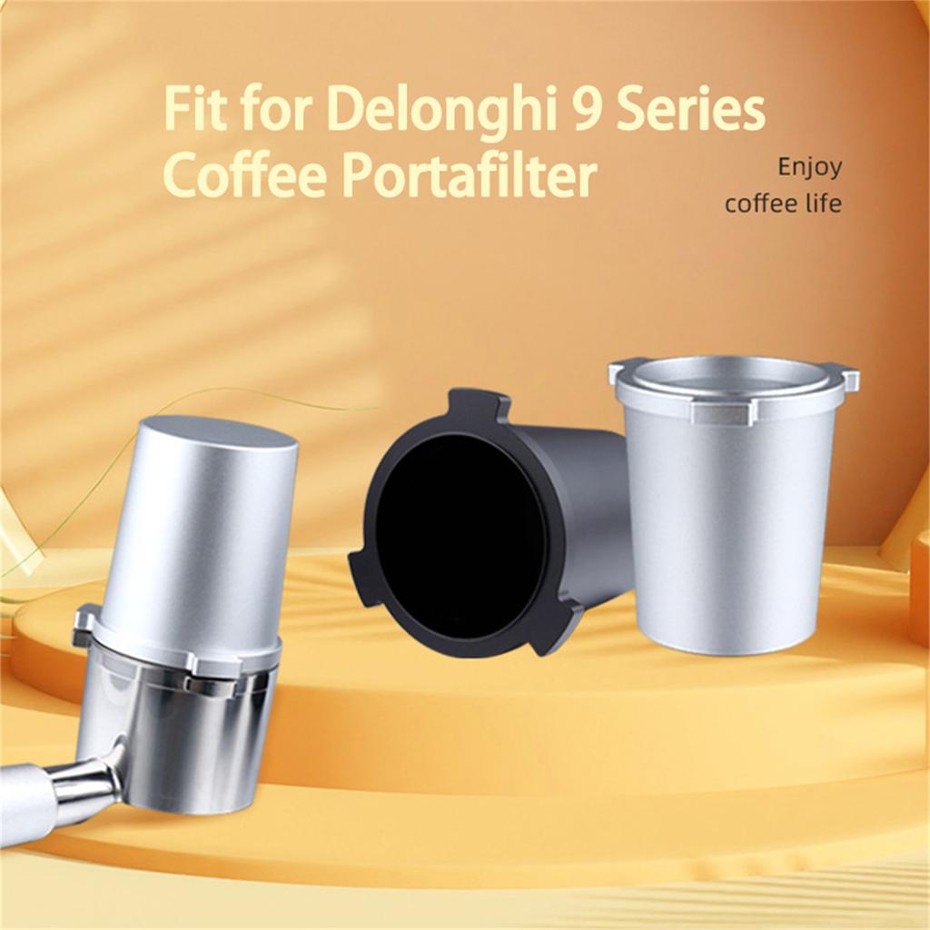 Aluminium Alloy Dosing Cup 50mm Special Powder Cup Coffee Powder Machine Handle Connecting for Delonghis 9 Series