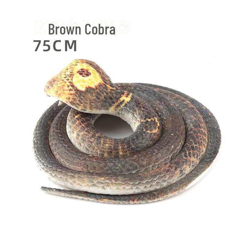 

75 см реалистичная резиновая игрушка змея - страшная, смешная, креативная поддельная модель животного для детей