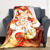 1PC Phoenix Feather Print Blanket, Soft Throw Blanket - Warm & Cozy for Couch, Bed, Office, and Travel yy250912217