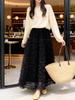 Fei Yuan Korean Style Princess Dress: Early Spring Sweet Layered Mesh Cake Dress for Women