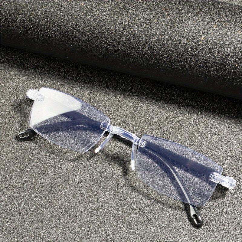 3pcs Unframed Beveled Reading Glasses Elegant Minimalist Design Ideal for Men & Women Perfect for Reading and Everyday Use