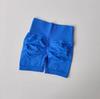Peach Hip Lifting Sports Shorts Women High Waist and Waist Tightening Slimming Running Hip Speed Drying Three Point Tight Pants