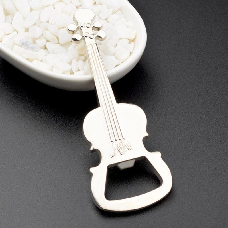 Kreativer Gitarren-Bierflaschenöffner Musikinstrumenten-Stil Aktivität Kleiner Preis Geschenk Metallflaschenöffner