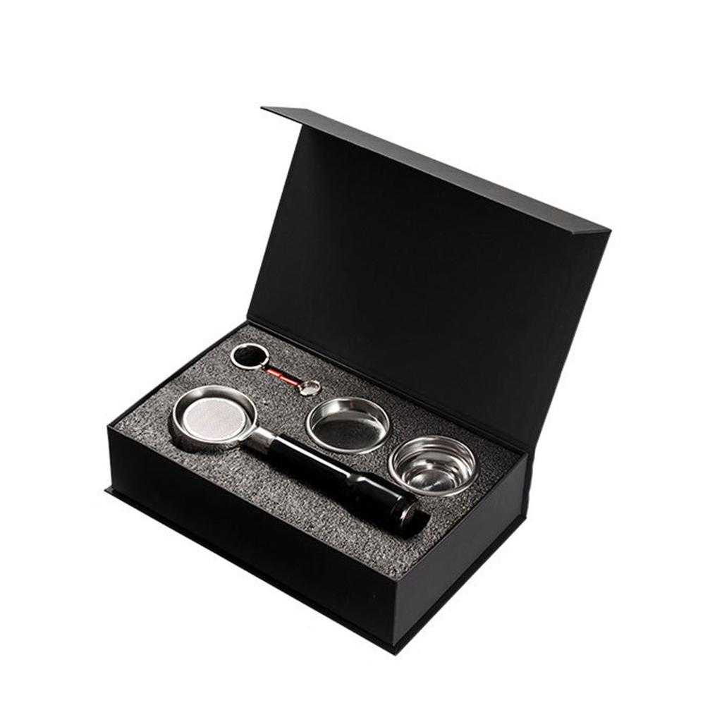 58MM Stainless Steel Double Ear Coffee Machine Handle Bottomless Filter Portafilter Universal E61 Espresso Coffee Tools