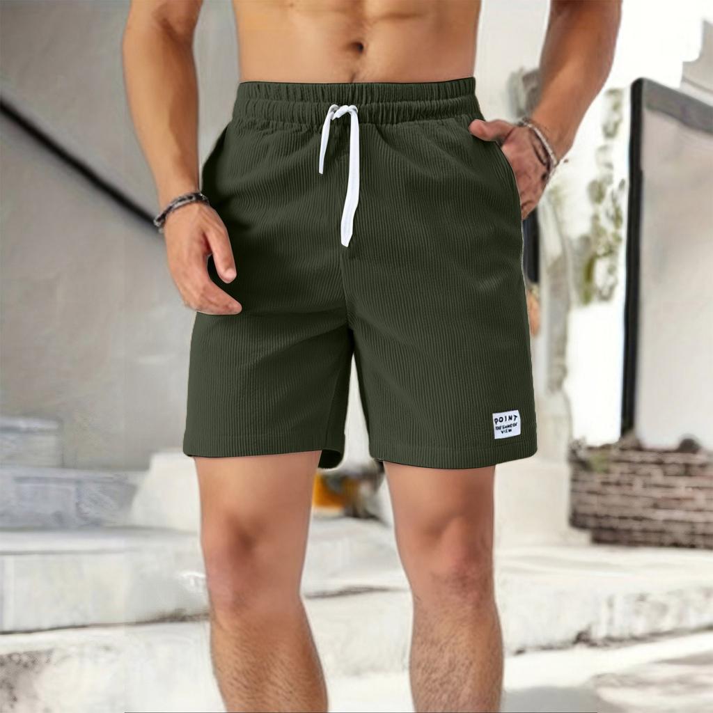 Men's Lace-up Sweatpants Men's Cargo Shorts Casual Pants