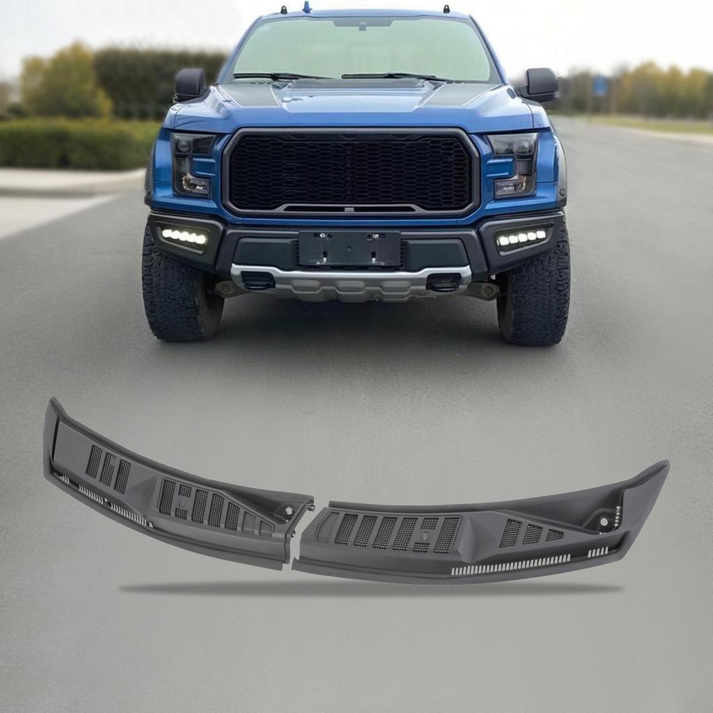 Windshield Wiper Cowl Cover for 2015-2020 Ford F-150, Durable Plastic Trim Replacement, Easy Installation, Weather Resistant