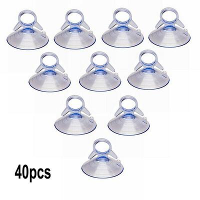 Practical Home Outdoor Suckers Suction Cup 20x 45mm 40 PCS 45mm/1.77\
