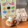 Cream Bear Cup Girls High-value Ceramic Mug with Lid Household Drinking Cup Birthday Gift Souvenir