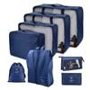 New 8PCS Set Organizer bags for Travel Organizer Bags Accessories Luggage Suitcase Organizer Waterproof Wash Bag Clothes Storage