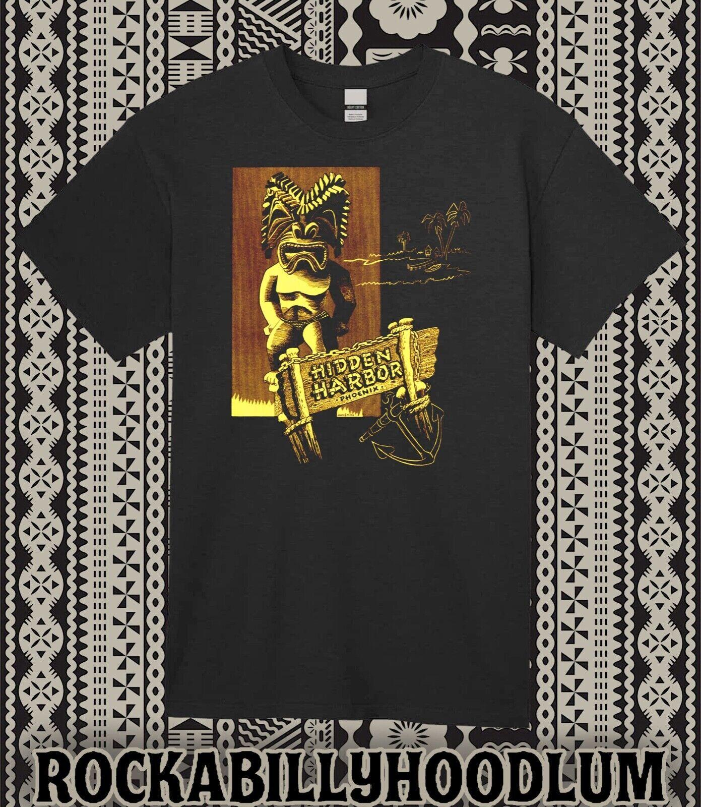 Retro Tee T Shirt Tiki Bar Mug Restaurant Hidden Harbor Phoenix AZ Polynesian XXXL
