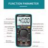 ZT100 Multimeter Digital Multi Tester Back Light AC/DC Voltmeter Diode Transistor Tester Voltmeter Ammeter Intelligent Auto Tool