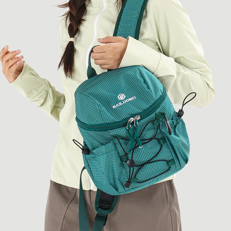 Unisex Nylon Backpack Casual Travel Daypack Outdoor Sports Bag for Hiking Camping