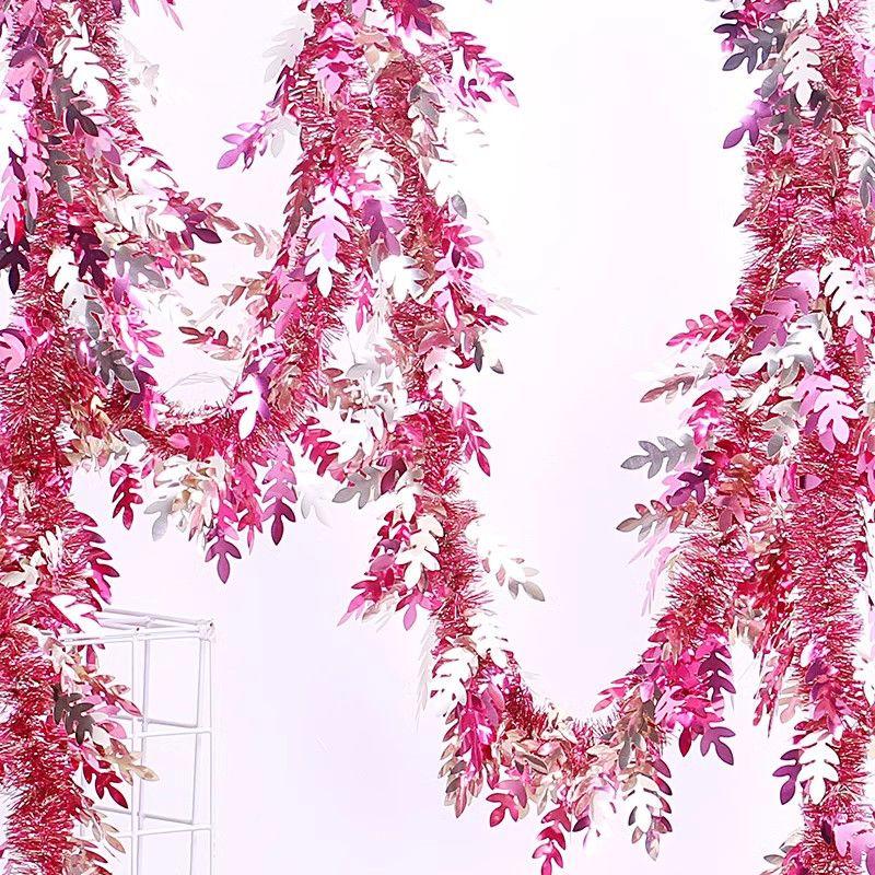 2.8M New Year's Ribbon Latte Strips Christmas Classroom Wedding Indoor Birthday Festival Wedding Decoration Wedding Arrangement