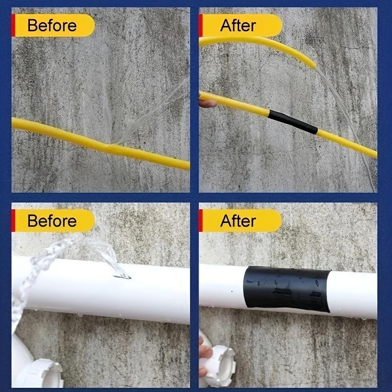 Wasserdichtes Klebeband 5m Sofortige Leckreparatur Gel für Rohre Wasserlecklösung Flexibles Klebeband