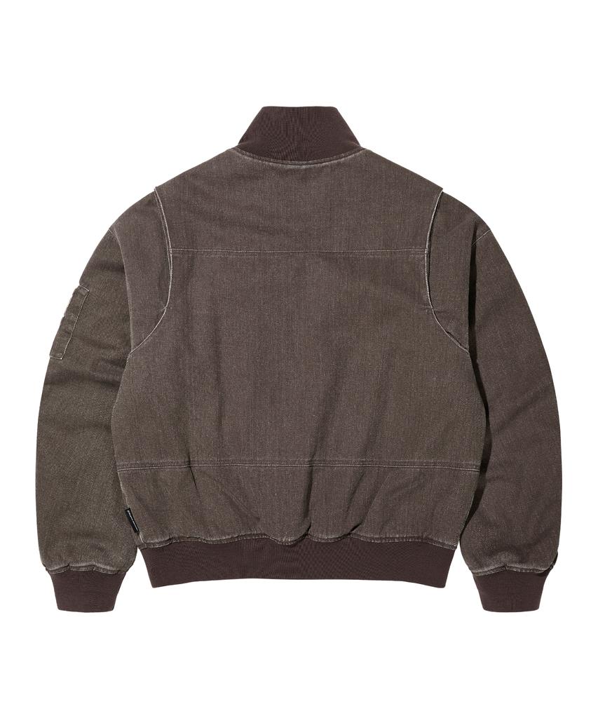 Lockheed Martin Lm Washed Cotton Tanker Jacket (Brown)