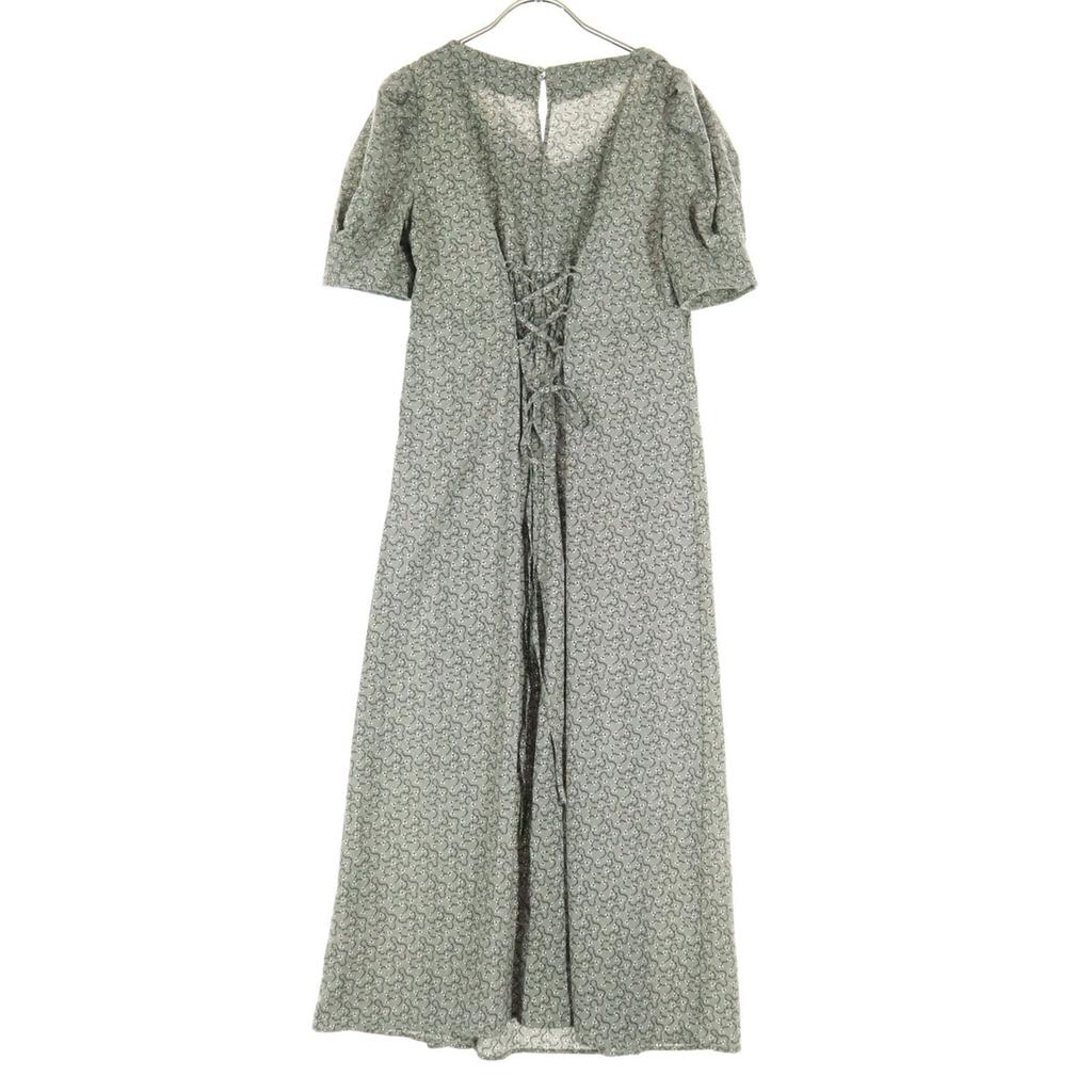 SNIDEL Overall handle Short sleeve Long dress 1 Black series Women Used