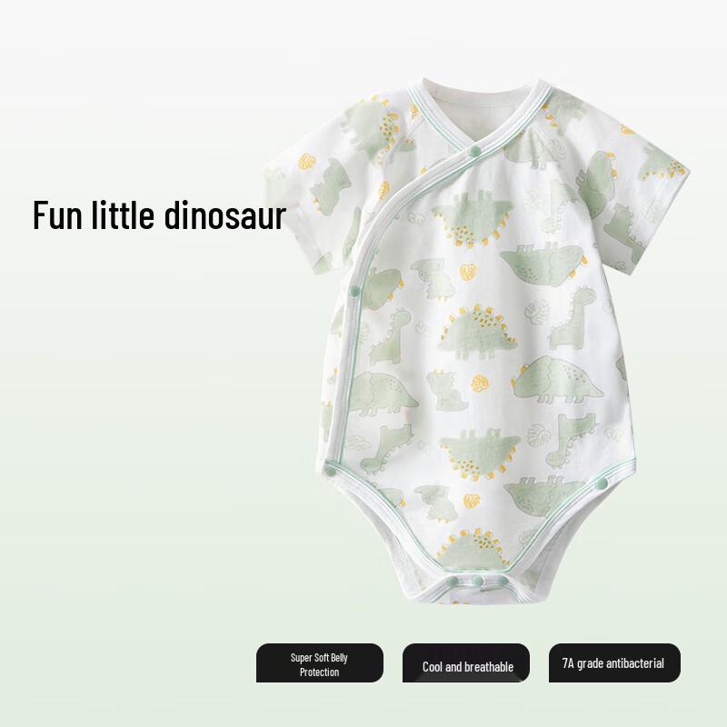 Bpeiptaishi Baby Short-Sleeve Summer Cotton Romper