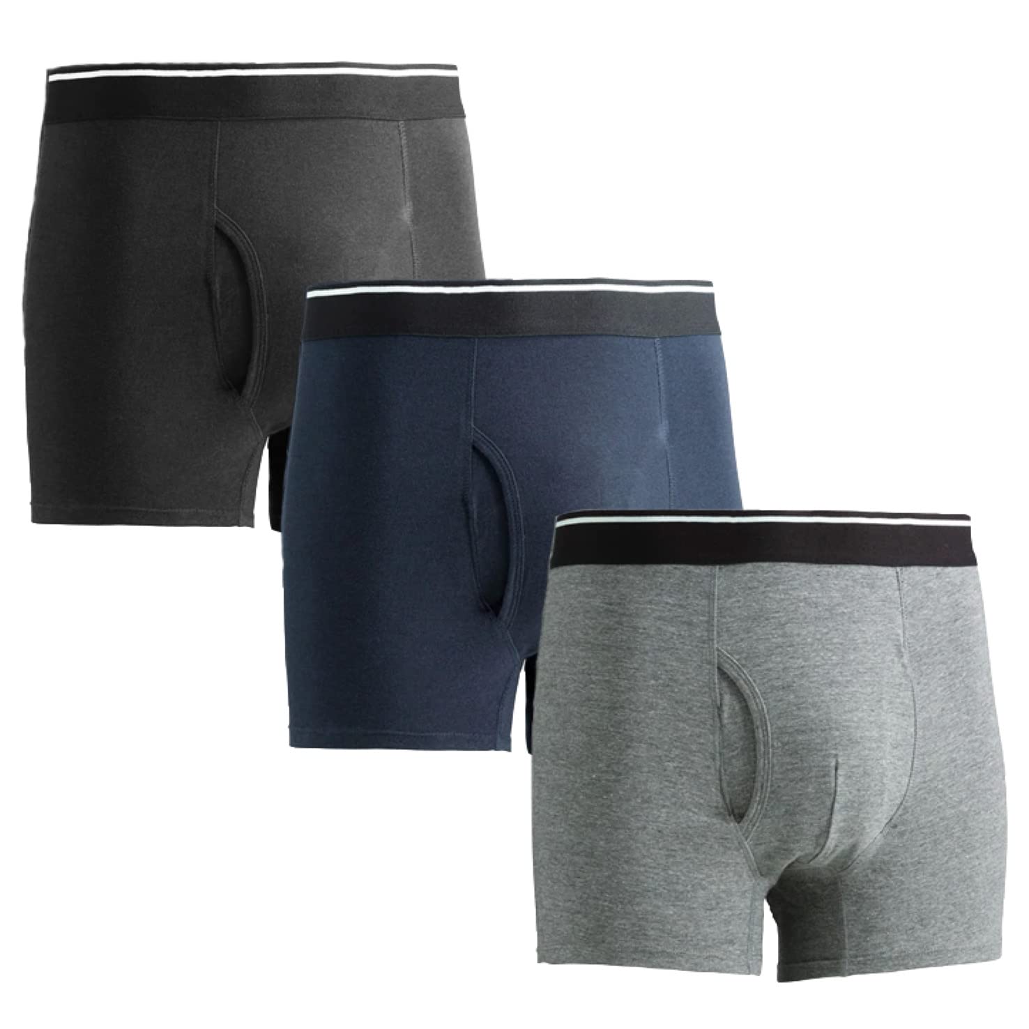 

3 Впитывающих боксера-брифа от недержания Teijin Bell Oasis с антибактериальным и дезодорирующим сплошным передним отверстием [RYO...] [Упаковка из 3 штук, Цвета] Мужские брифы, серый