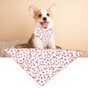 Triangle Shape Dog Triangle Scarf Soft Cloth Puppy Neck Wrap  Daily Saliva Clean