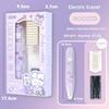 Cartoon Design Electric Eraser Set Battery Powered with Replaceable Core Pencil Eraser No Debris Eraser Students Use