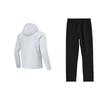 Li-Ning Letter Print Simple Outdoor Loose Hooded Long Sleeve Elastic Waist Long Pants Casual Sports Suit Men Suit AWDU067-5+AYKT413-1
