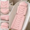 Cuscino per Vasca da Bagno, Tappetino, Ergonomico, Antiscivolo, Cuscino per Spa, Anziani
