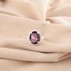 Amethysto Pietra di Nascita di Febbraio Argento 925 Nuovo Cocktail Regalo Figlia Anello Gioielli RR-28-5