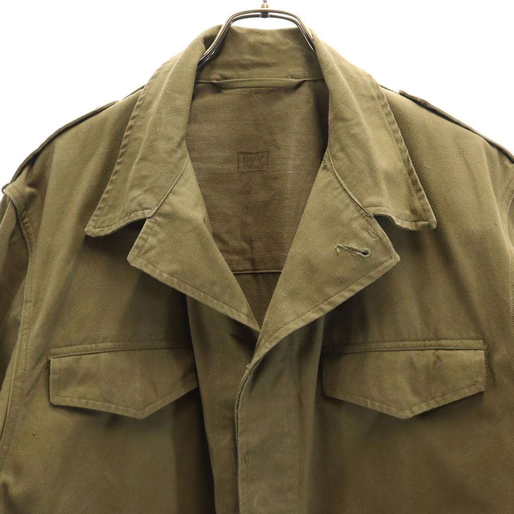 FRENCH ARMY 50s vintage M-47 Field jacket 29 khaki military Men's Used