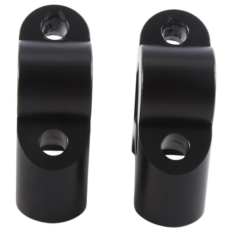 Motorcycle Handlebar Riser Drag Handle Bar Clamp Extend Adapter For Loncin VOGE 300AC 300DS 500R 500DS 500DSX Parts (Black)