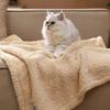 Shu Cotton Double-Sided Pet Blanket for Cats & Dogs - Teddy & Golden Retriever All-Season Mat