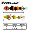 FishKing 1PC Soft Bass Lure Insect Lure With Sharp Hooks Weight 3.4G 4.7G Big/Small Size