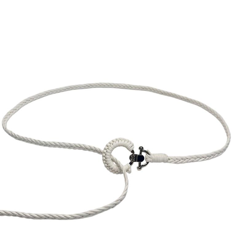 Waist Rope Thin Belt Women's Skirt Small Belt Extended Decorative Dress Design Sense Niche Summer Waist Chain Retro