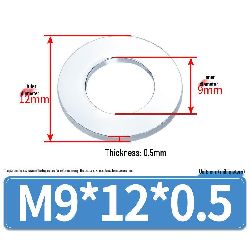 Extra Large Galvanized Metal Flat Washers - Sizes M1.6 to M14
