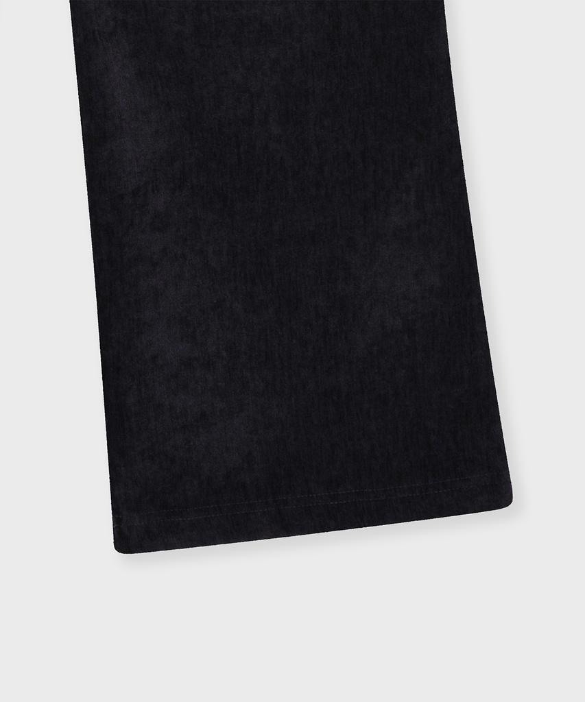 FALLETT Bootcut Velour Pants Navy