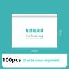 100Pcs Portable Self Adhesive Disposable Car Trash Bags Leak Proof Garbage Pouches for Travel Outdoor Trips