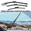 Quiet Cleaning Windshield Wipers 3Pcs Wiper Blades for VW 6R 2009-2017, 24" + 16" Replacement Parts Hatchback 11" Original Equipment Automotive