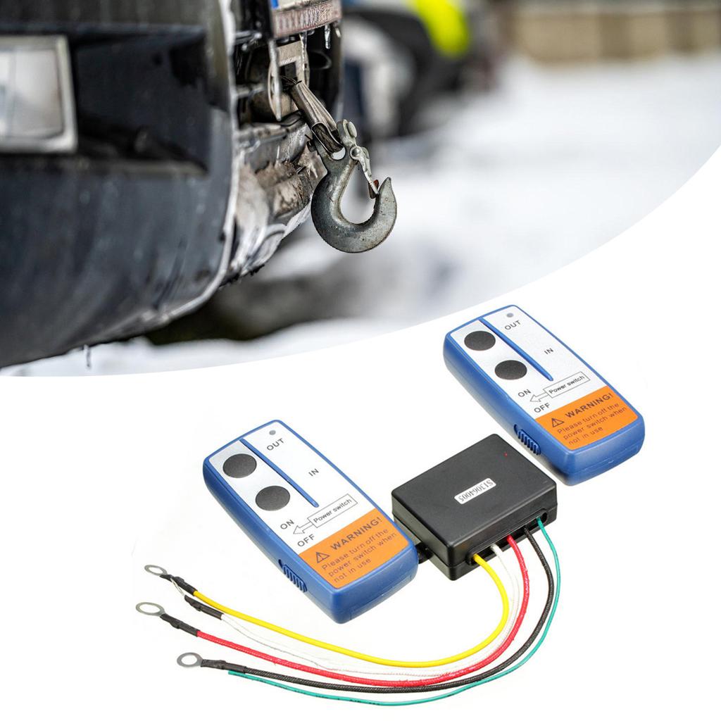 Wireless Remote Controller Kit Suitable for Electric Winches Marine Boat Anchors Gate Openers with Long Range Capability