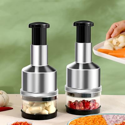 Faca de aço inoxidável para descascar alho, artefato de alho, alho esmagado manualmente, alho amassado, cebola cortada, gengibre, alho, utensílios de cozinha.