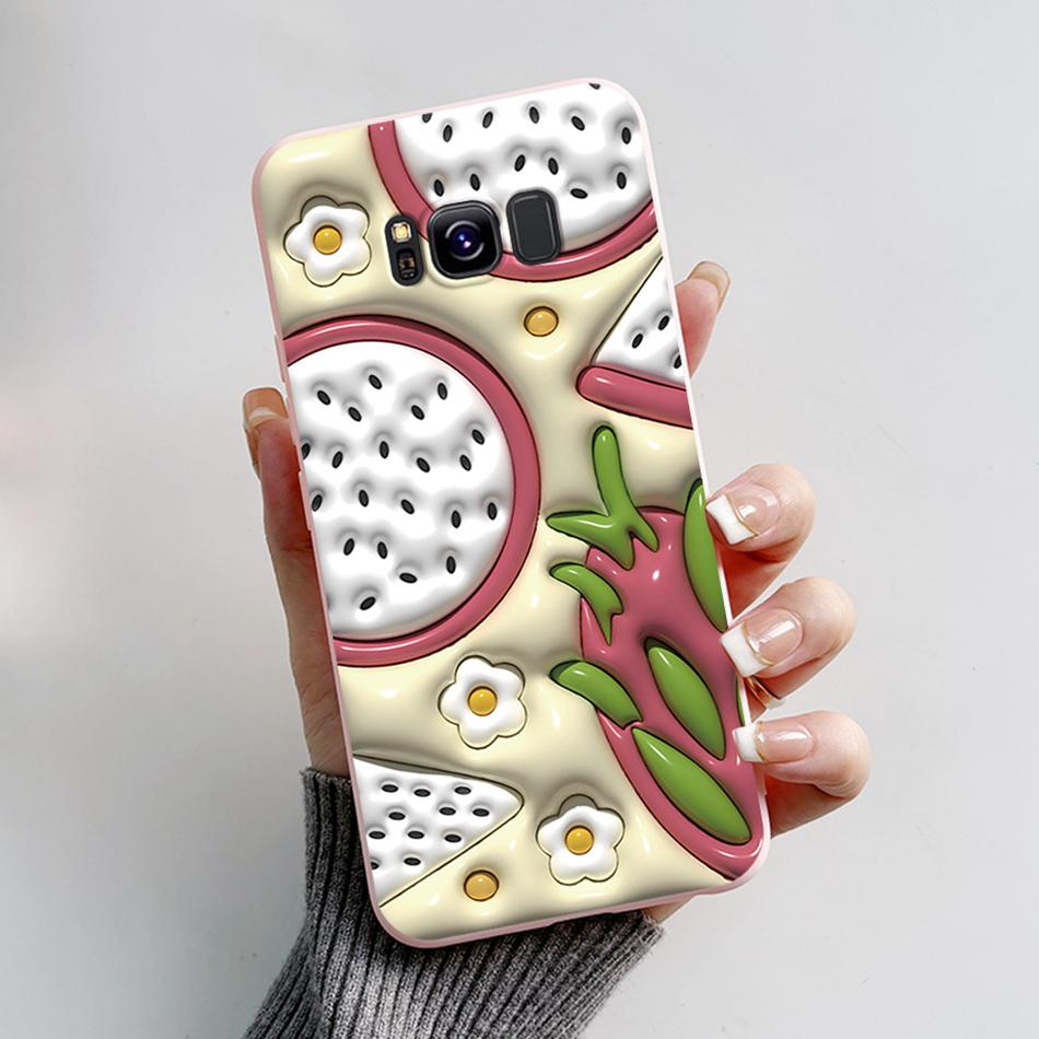 For Samsung Galaxy S8 Plus Case Galaxy S8 Shockproof Back Phone Cases For Samsung S8 GalaxyS8 Plus Cartoon Silicone Cover Bumper