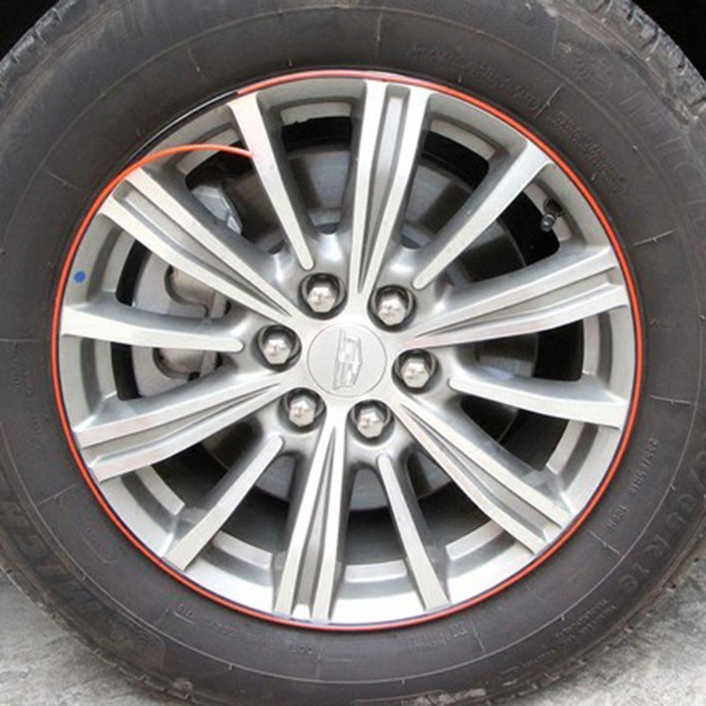 Anti-Scratch Wheel Hub Decorative Strip Full Rim Cover Tire Protective Ring  Tire Modification