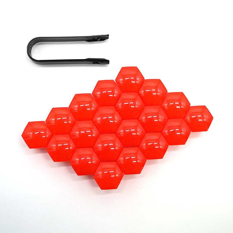 17/19/21MM Car Wheel Nut Head Cover Caps Protection Anti-Rust Auto Hub Screw Cover Car Tyre Nut Bolt Exterior Decoration 20Pcs