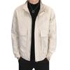 Herren Arbeitsjacke mit Stehkragen aus Baumwolle - Herbst/Winter Wärme & Stil