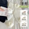 Socks Summer Thin Mid-Leg Socks, Lace Stockings, Breathable, Sweat-Absorbing, Odor-Proof, Cotton Socks, Non-Slip And Versatile Socks