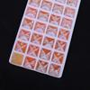 Crystal Glass Hand Sewn Drill, Square Fluorescent Flat Bottom Mocha Neon Dopamine Rhinestone Diy Clothing Accessories